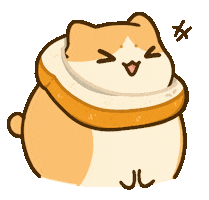 Cats Breadcat Sticker by Bichi Mao