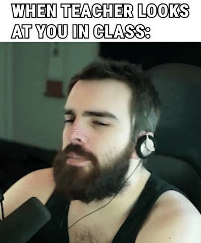 School Pretending GIF