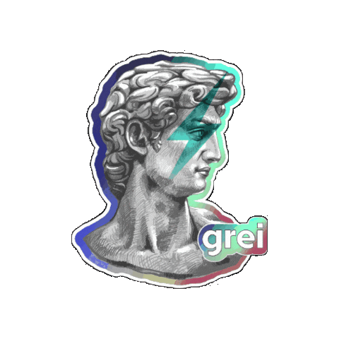 Grei Statue Sticker by grei Agency