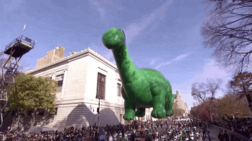 Macys Parade Dinosaur GIF by The 95th Macy’s Thanksgiving Day Parade
