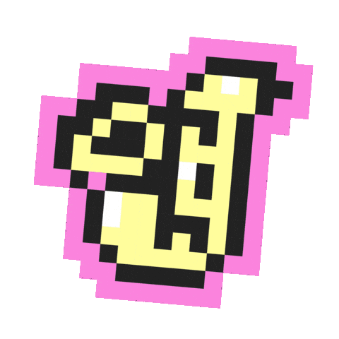 Pixel Art Craft Sticker by Paribu Art