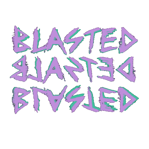 BLASTED Sticker