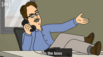 The Boss GIF by Adult Swim