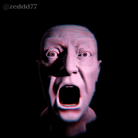 Shocked Face What GIF