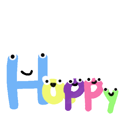 Happy Sticker