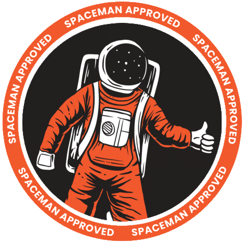 Spaceman Van Life Sticker by Flarespace