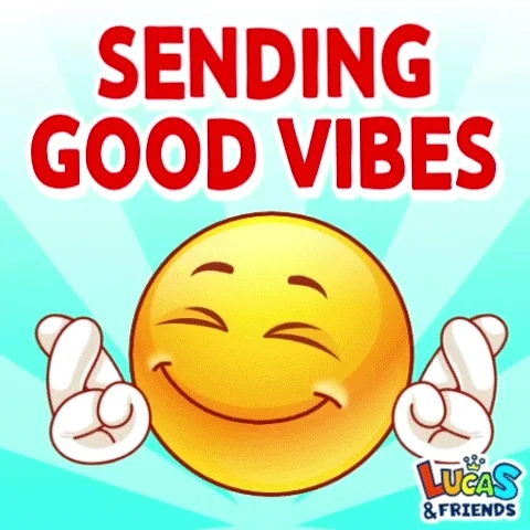 Good Vibes GIF by Lucas and Friends by RV AppStudios