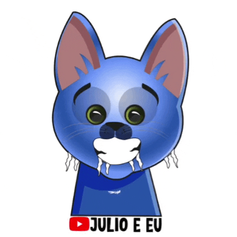 julioeeu cat pet ice cold GIF