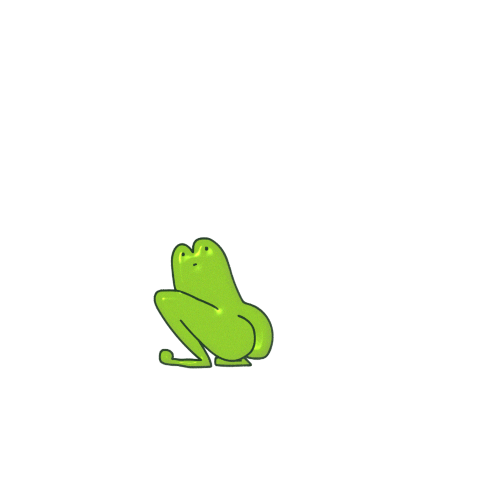 Dance Frog Sticker