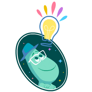 Pixar Animation Studios Idea Sticker by Walt Disney Studios