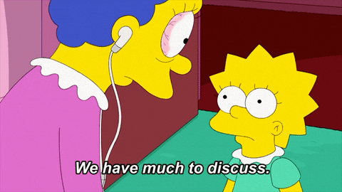 Podcasting The Simpsons GIF by AniDom