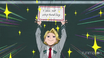 I Cannot Stop Twinkling My Hero Academia GIF by Funimation