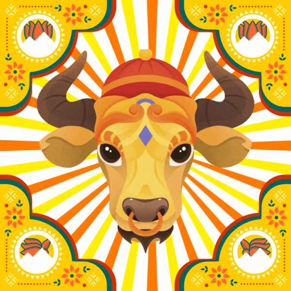 Sacred Cow Wink GIF by SacredPlantCO