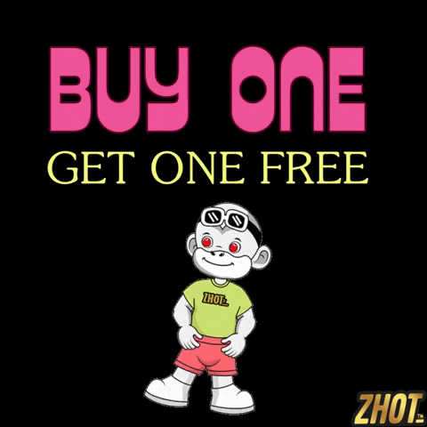 Buy One Get One Free Gift GIF by Zhot by Zhot