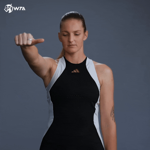 Karolina Pliskova No GIF by WTA