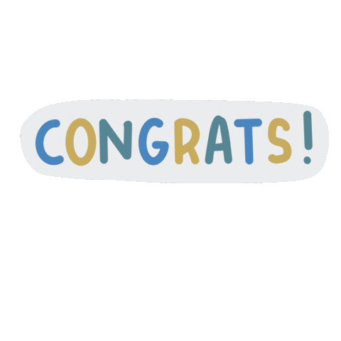 Congratulations Congrats Sticker