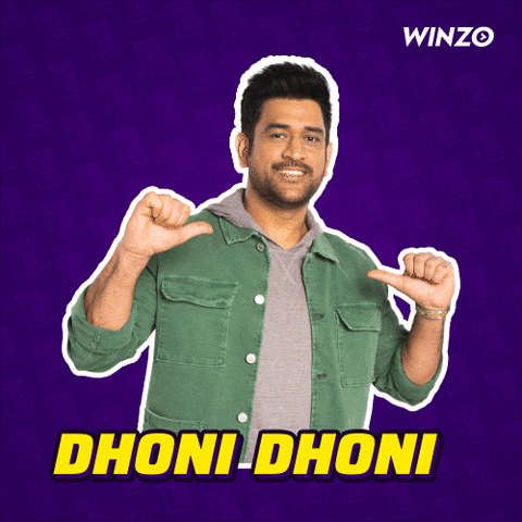 Ms Dhoni Legend GIF by WinZO Games