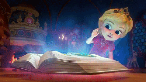 Image result for book fantasy gif"