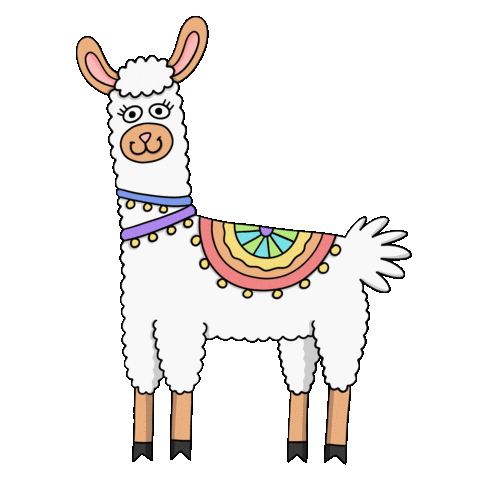 pics Cute Animated Llama Gif llama sticker for ios android giphy