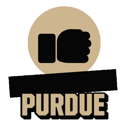 College Thumbs Up Sticker by Purdue University