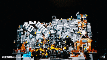 Explosion Reaction GIF by LEGO Masters Australia