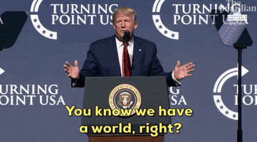 Donald Trump Windmill GIF by GIPHY News