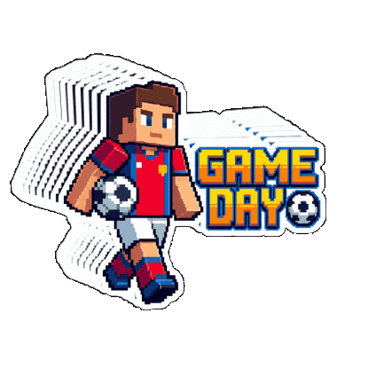 Game Day Football Sticker