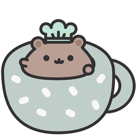 Coffee Hello Sticker