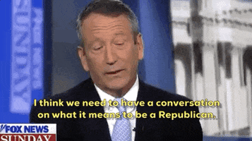 news mark sanford i think we need to have a conversation on what it means to be a republican GIF
