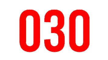 030 Sticker by Utrecht Marketing