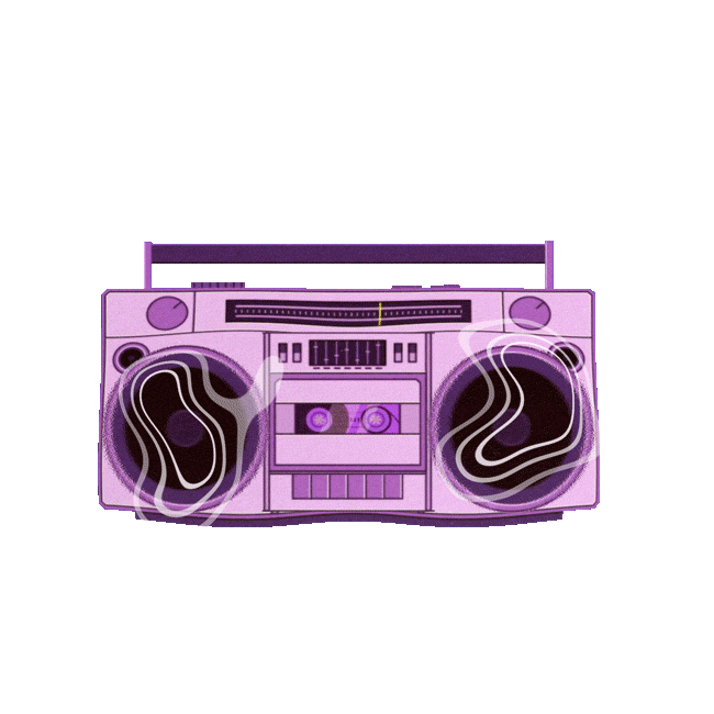 Dance Radio Sticker by Ayanis