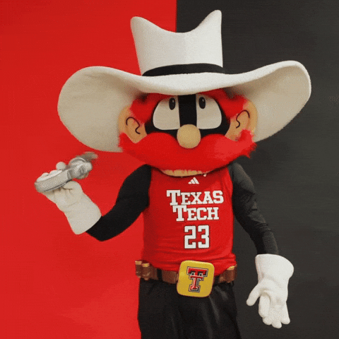 Texas Tech Raider Red GIF by Texas Tech Basketball