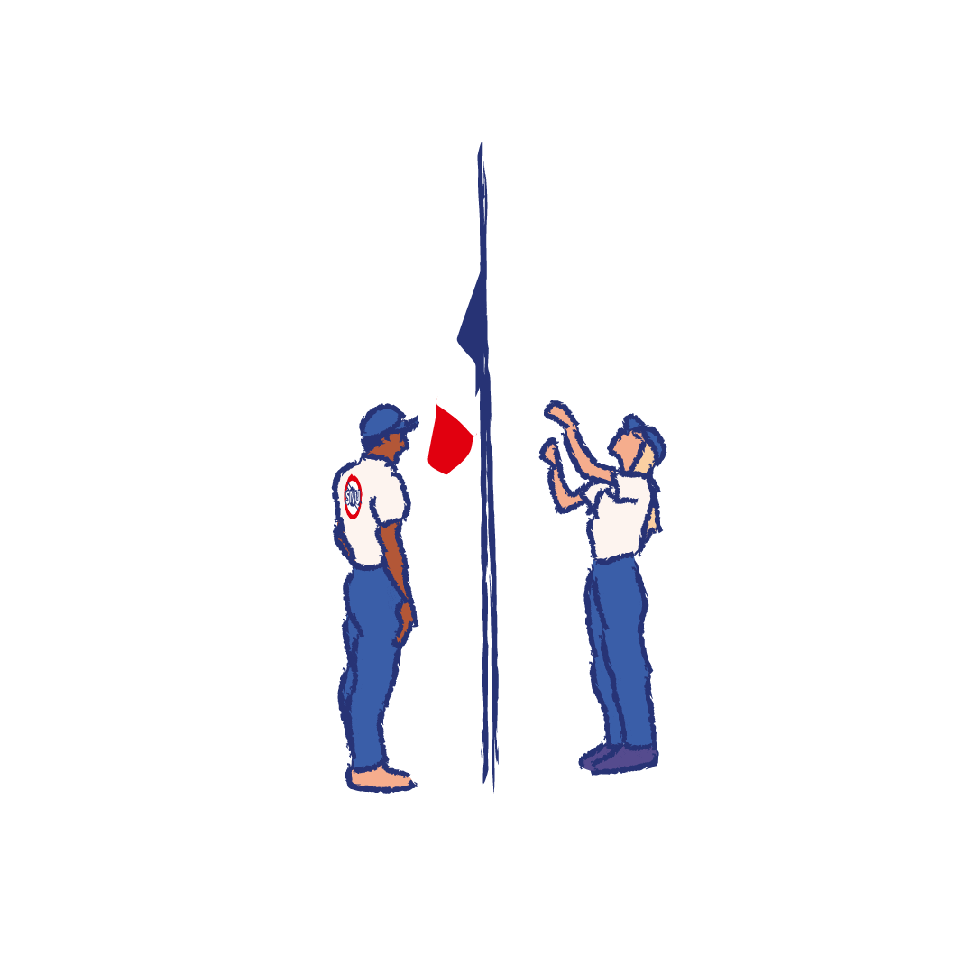Flag Tricolore Sticker by Ministère des Sports