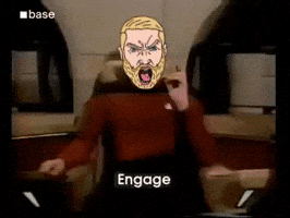 Engage Star Trek GIF by Based Chad