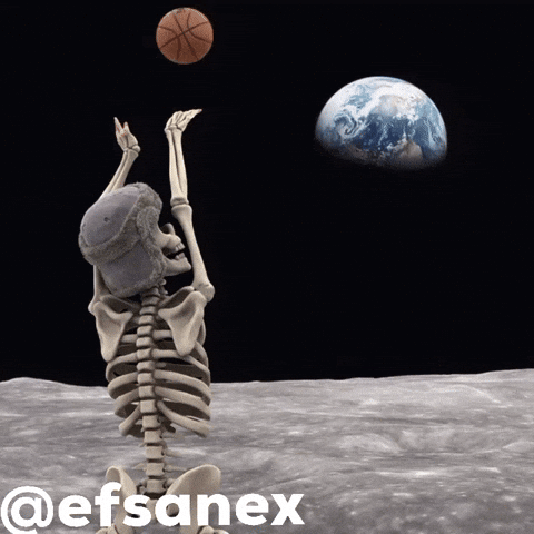 Basketball Skull GIF