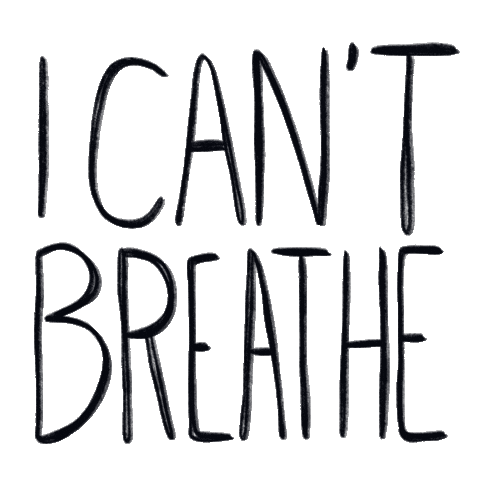 Breathe Black Lives Matter Sticker by Jef Caine