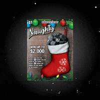 Naughty Or Nice Holiday GIF by Minnesota Lottery