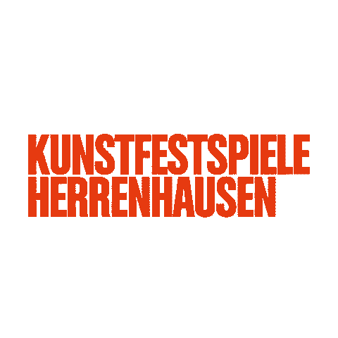 Rot Sticker by KunstFestSpiele Herrenhausen