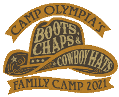 Cowboy Campo Sticker by Camp Olympia