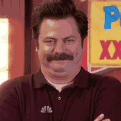 parks and recreation laughing GIF