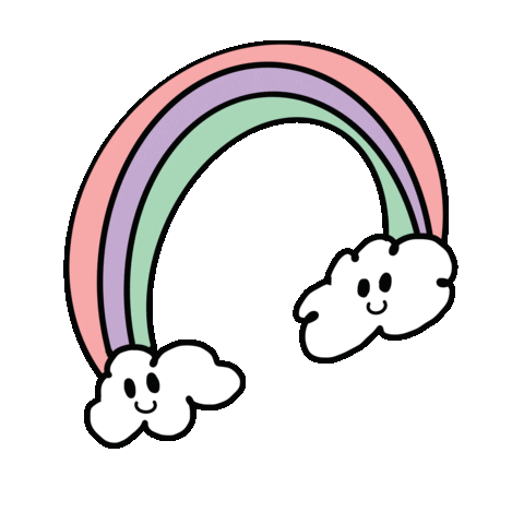 Rainbow Sticker by papujas