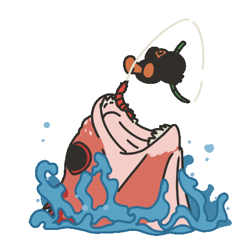 エビ Sticker by otafuku_sauce