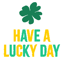 St Patricks Day Good Luck Sticker by Jessica Lau