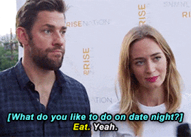 emily blunt interview GIF