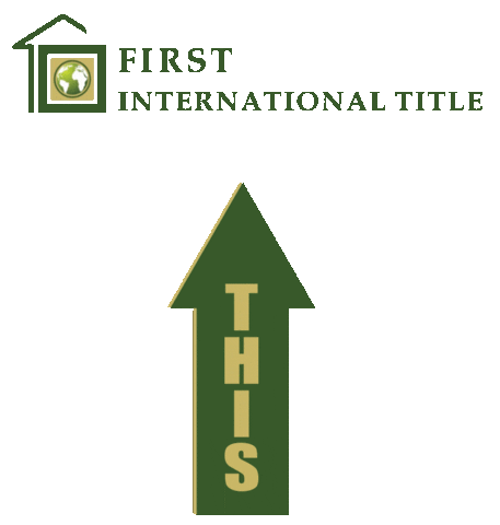 First International Title Sticker