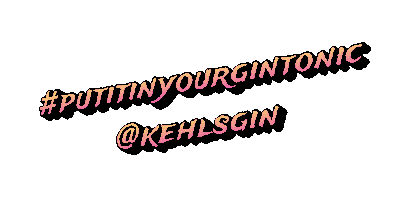 Cocktails Gin Sticker by kehlsgin