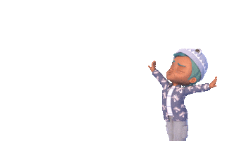 Happy 3D Sticker by Kitoons