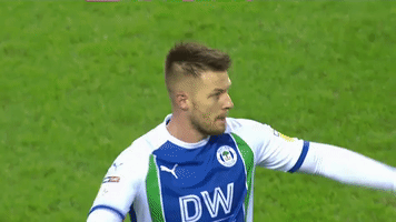 anthony pilkington clapping GIF by Wigan Athletic