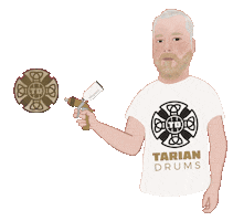 Tarian Drums Sticker