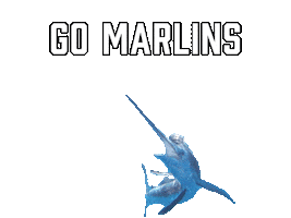 Miami Marlins Sport Sticker by Sealed With A GIF